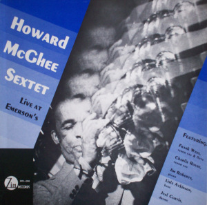 HOWARD MCGHEE - Live At Emerson`s cover 